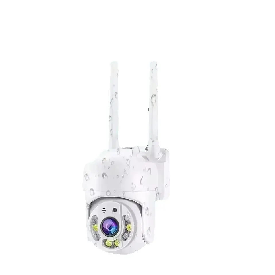 쿠하오 4MP 스피드 돔 자동 추적 PTZ 카메라 스마트 홈 야외 무선 WIFI 카메라 감시 모니터