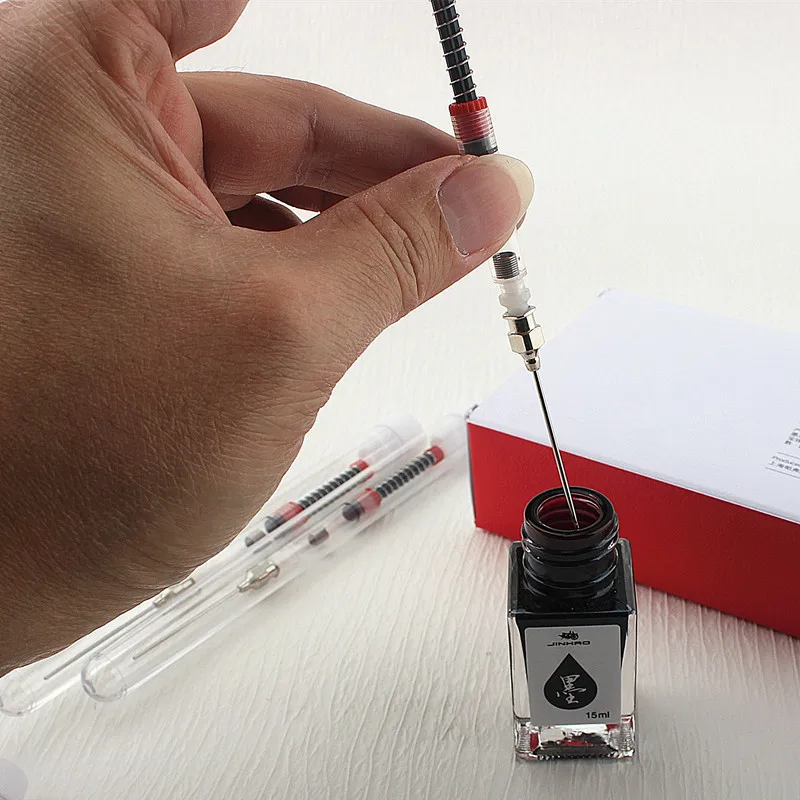 1Pc Fountain Pen Spring Filler Ink Auxiliary Absorber Ink Syringe Tool High Quality
