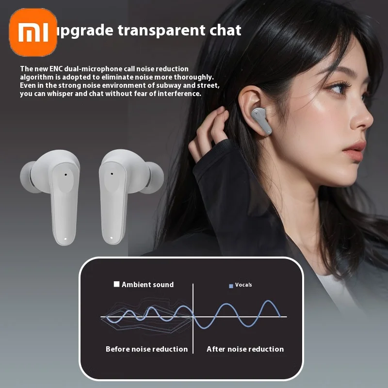 XIAOMI Redmi A98 Wireless Earphones Bluetooth 5.4 Earphones ENC Noise Reduction, Convertible Language ModeIn Ear with Microphone