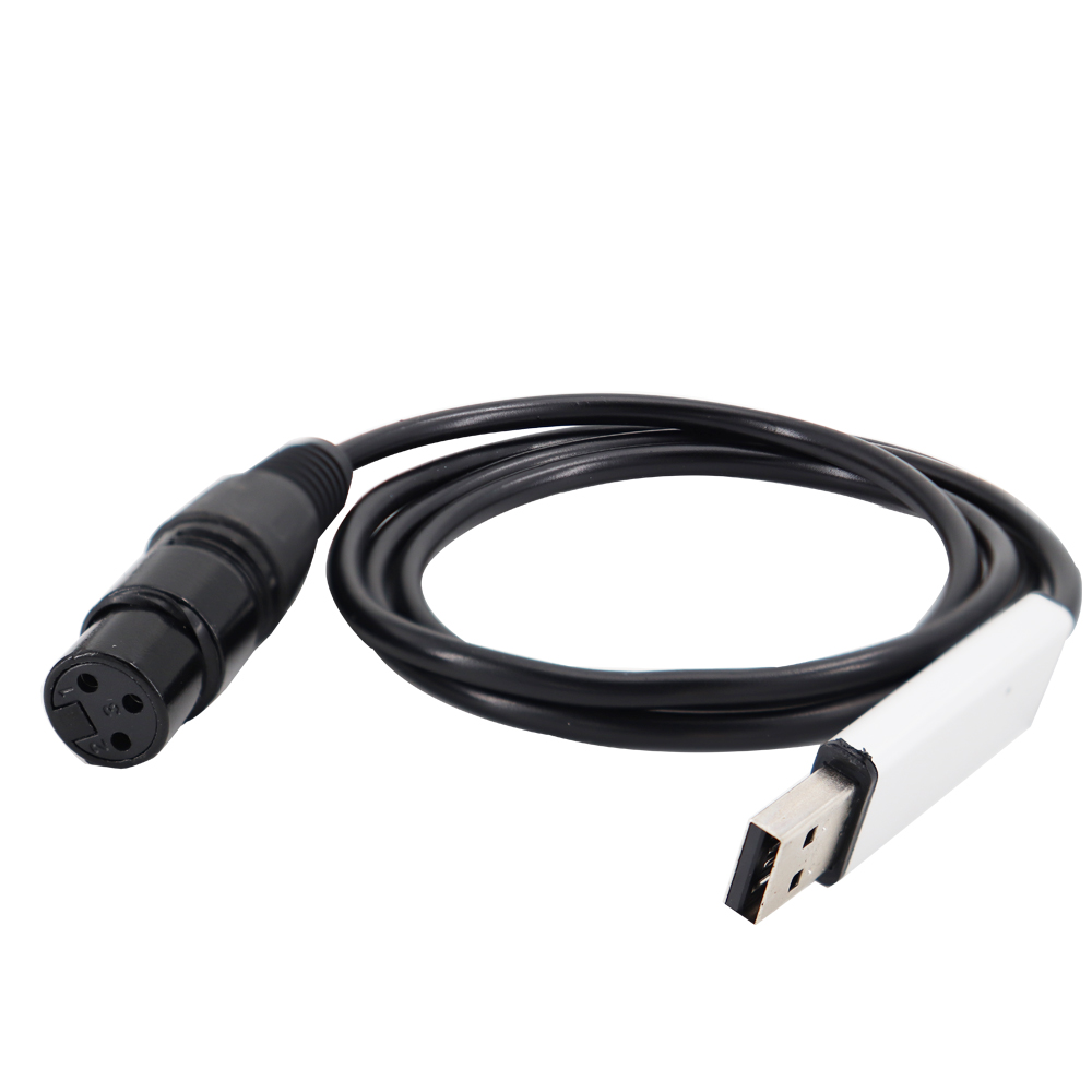 USB zu DMX Interface Adapter Bühne Licht Controller Konverter LED DMX512 Computer PC Bühne Beleuchtung Controller Dimmer Kabel