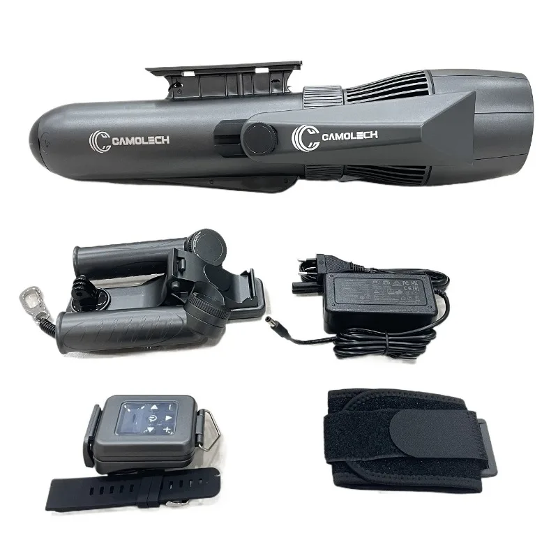 Camolech scooter subaquático 700w paddle board scooter propulsor subaquático de aleta dupla com saco 2h correndo para surf mergulho