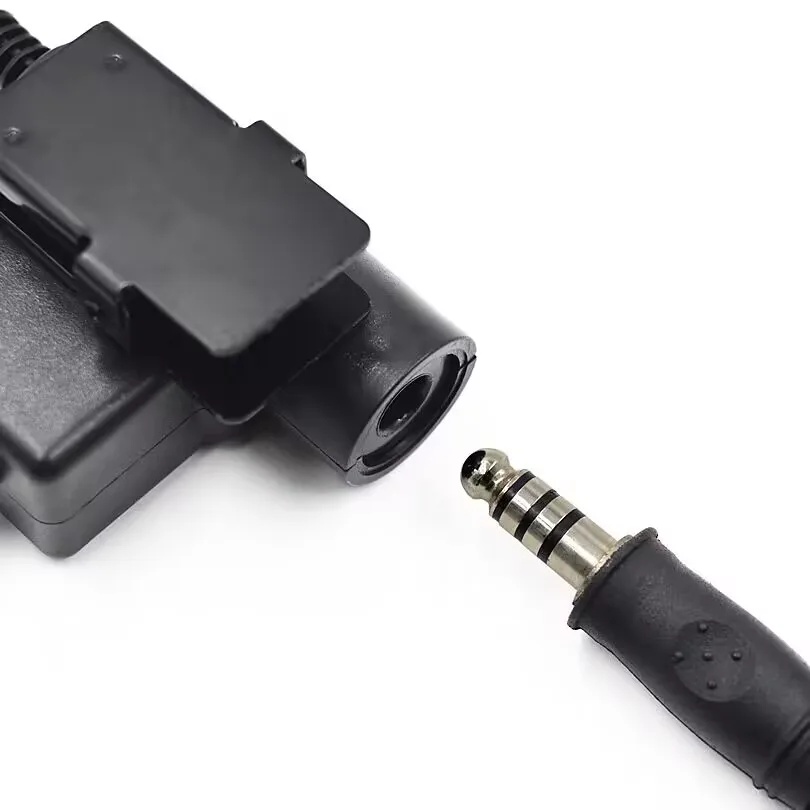 Headphone U94 PTT for KENWOD Plug Walkie Talkie BaoFeng UV-82 Radio Headset PTT U94 Z113