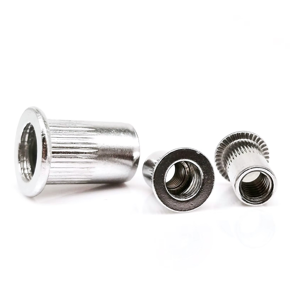 70/205 stks/doos Aluminium Insert Klinknagel Moer Rivnut Nutsert Mix M3 M4 M5 M6 M8 Maat Set Assortiment Kit platte Kop Hoge Kwaliteit