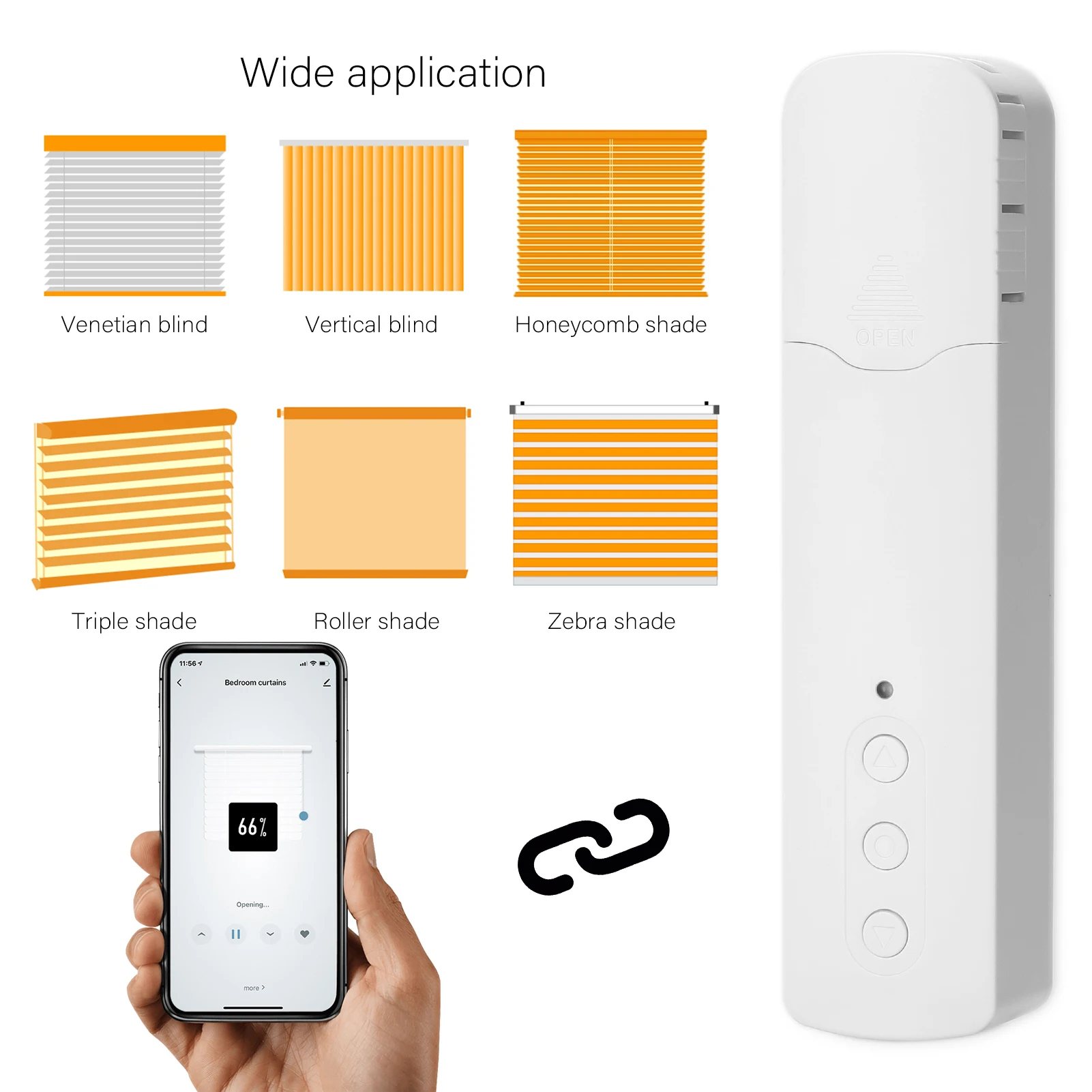 Tuya WIFI スマート電動カーテンモーターチェーンローラーブラインドプルビーズカーテンスイッチシステム Alexa Google ホーム音声制御