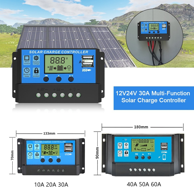 Painel solar de 1000w, célula solar de 12v com controlador de 60a 100a, carga solar para telefone, rv, carro, mp3, almofada, carregador, fonte de bateria externa