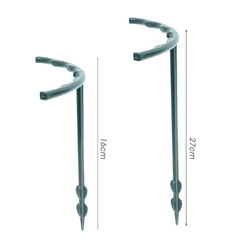 2/4/8 pçs plástico planta suporte pilha quadro arranjo de estufa semicírculo haste fixa interior flor planta videira escalada suporte