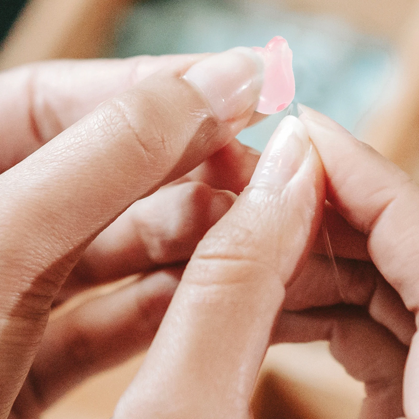 100 Buah Manik-manik Bunga Kaca Halus Kokoh DIY Membuat Perhiasan Gelang Kalung Anting Warna Campuran Paket Massal
