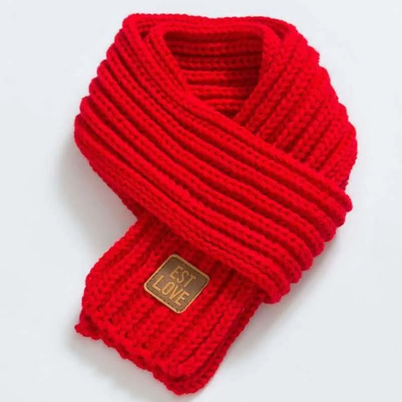 Crianças cachecol meninos meninas bebê inverno quente cachecol feminino malha xale cachecol crianças pescoço colar manter quente acessórios barato pai