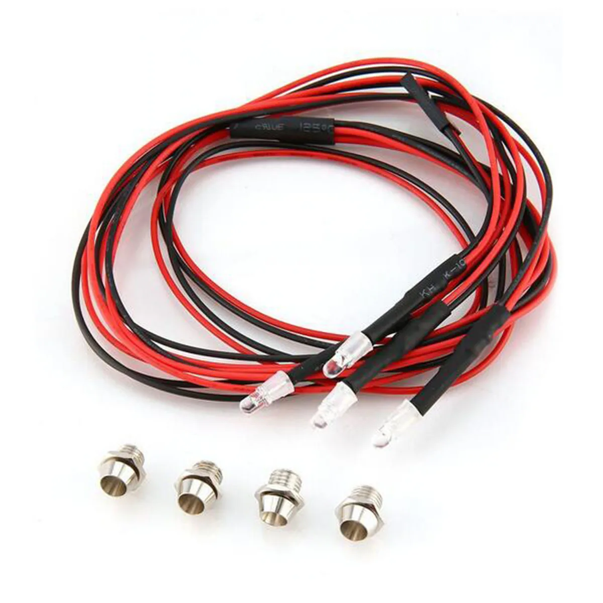 RC LED Light ชุดไฟหน้าสําหรับ 1/10 1/8 1/12 RC รถรถบรรทุก Crawler Drift ไฟหน้ารถไฟท้าย TRAXXAS HSP HPI MN99 MN90 Wltoys