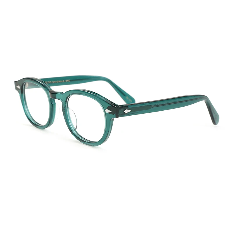 Men's Spectacle Frame Johnny Depp Style Glasses Transparent Lens Brand designer Computer Male Round Vintage Eyeglasses