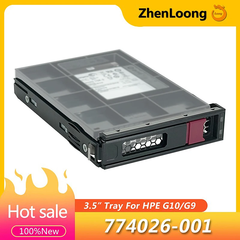 NOVO 774026 -001 ou 661914 -001 3,5 "Caddy compatível para HP ML350 ML30 ML110 Gen10/9 HPE DL380 G10 PLUS Aopllo 4200 G9 Bandeja HDD