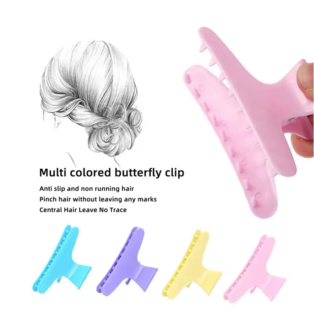 12PCS Beauty Salon Seamless Hairpin Professional Hair Clips Barber Home DIY Alligator Hair Clip Hair Styling Tools