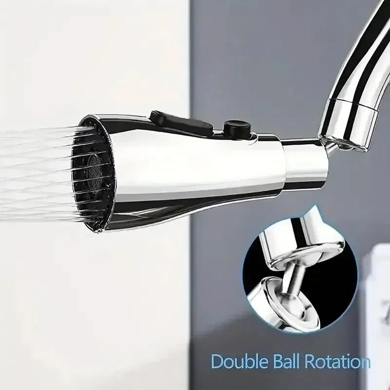 1 PC ก๊อกน้ํา Extender Boosting Splash ป้องกันสามโหมด Water Saver Home EXTENDED สเปรย์อาบน้ํากรอง