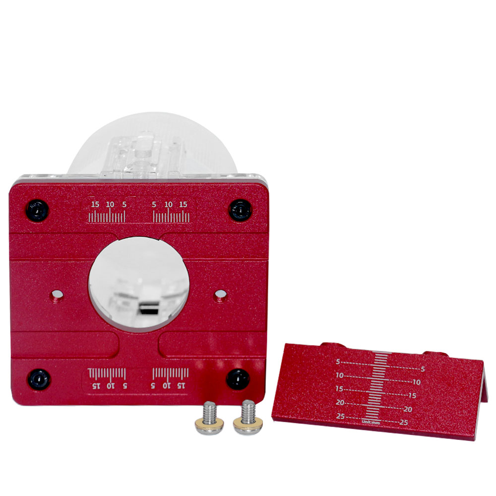 Slotting Guide Base for 65mm Trimming Machine for 2 In 1 Furniture Concealed Connector and Buckle Fastener - Wood Milling Base
