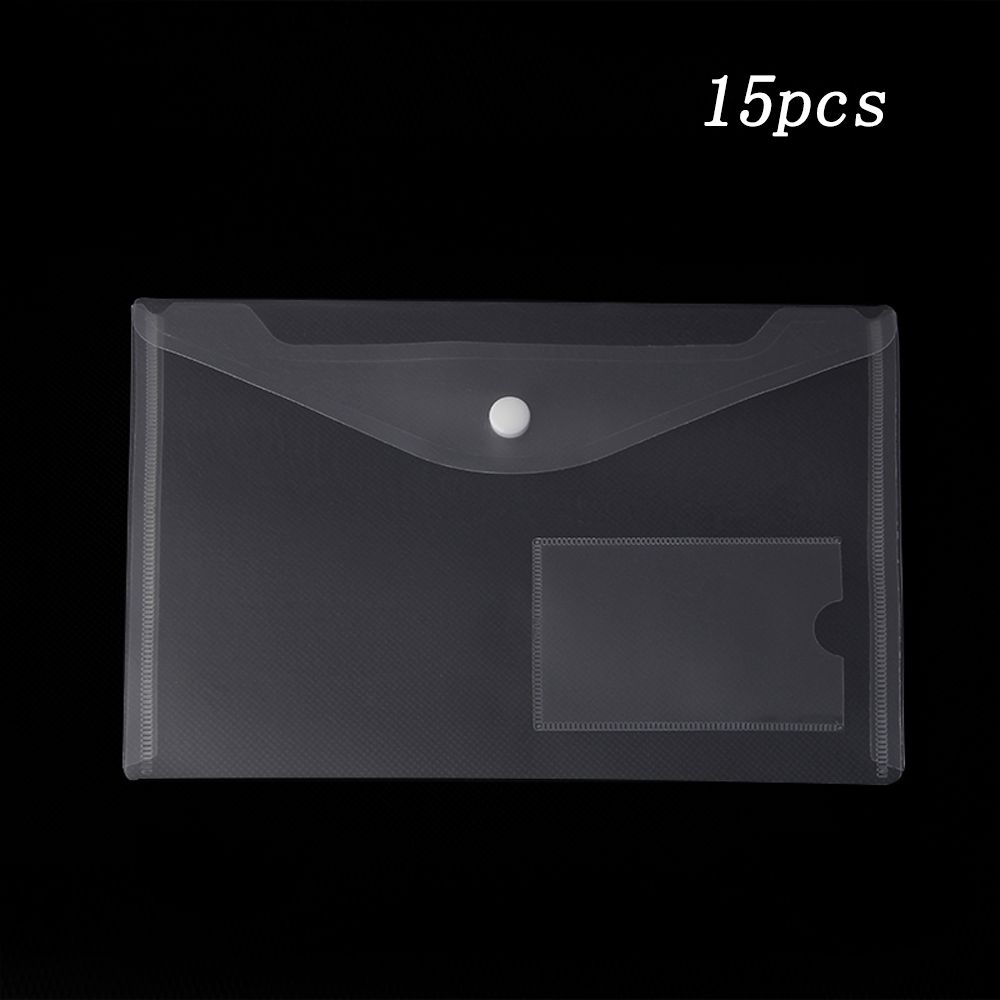 15 шт./набор, прозрачные пластиковые папки A5/A4