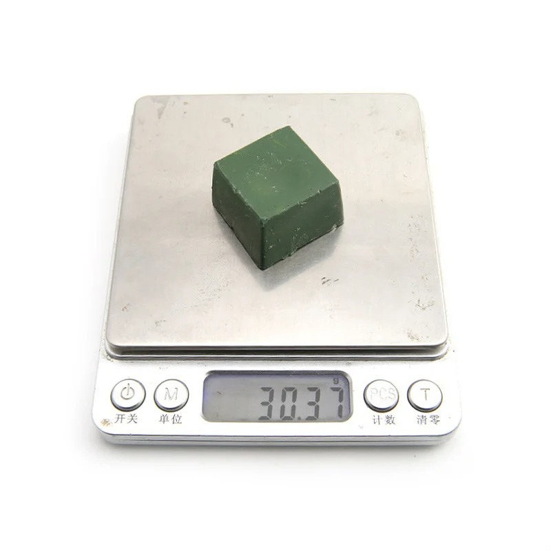 Pâte à polir à l'oxyde vert Dnomium, 3x3cm, 30g, 1 pièce, pour le bricolage