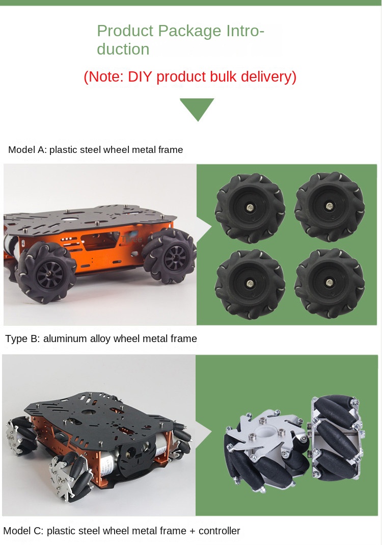 10-25Kg Load RC Tank Metal Mecanum Wheel Robot Car for Arduino Robot DIY Kit with 12V Encoder Motor Ps2 UNO Programmable Robot