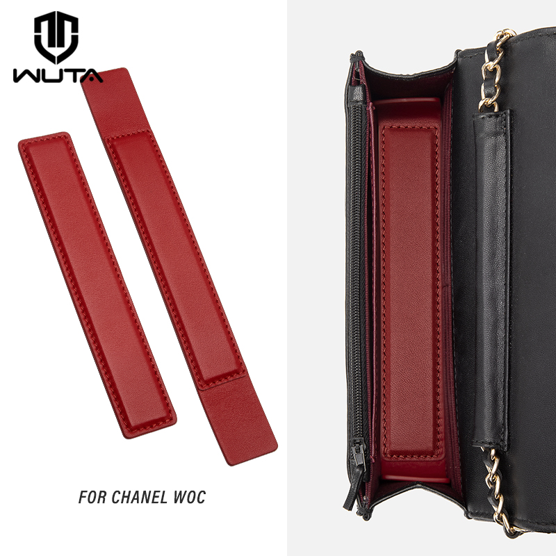 WUTA Ledertaschen-Basisformer für Chanel Woc Geldbörsen-Einsatz, tragbares Stütz-Bodenpolster, Handtasche, inneres Transformationszubehör