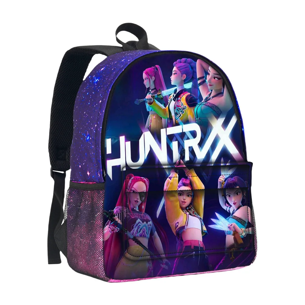 Рюкзак Huntrix Kpop Mochila, школьная сумка для мальчиков и девочек, модный рюкзак со звездным небом, школьный рюкзак с 3D рисунком для детей, сумки