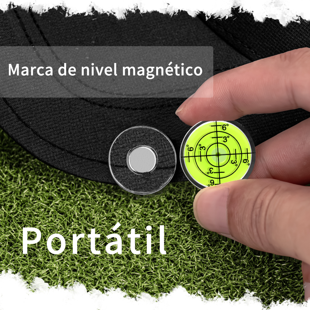 Caiton-Clip magnético para sombrero de Golf, marcador de pelota con nivel de precisión, Ayuda de alineación de Putting de Golf para hombres y mujeres
