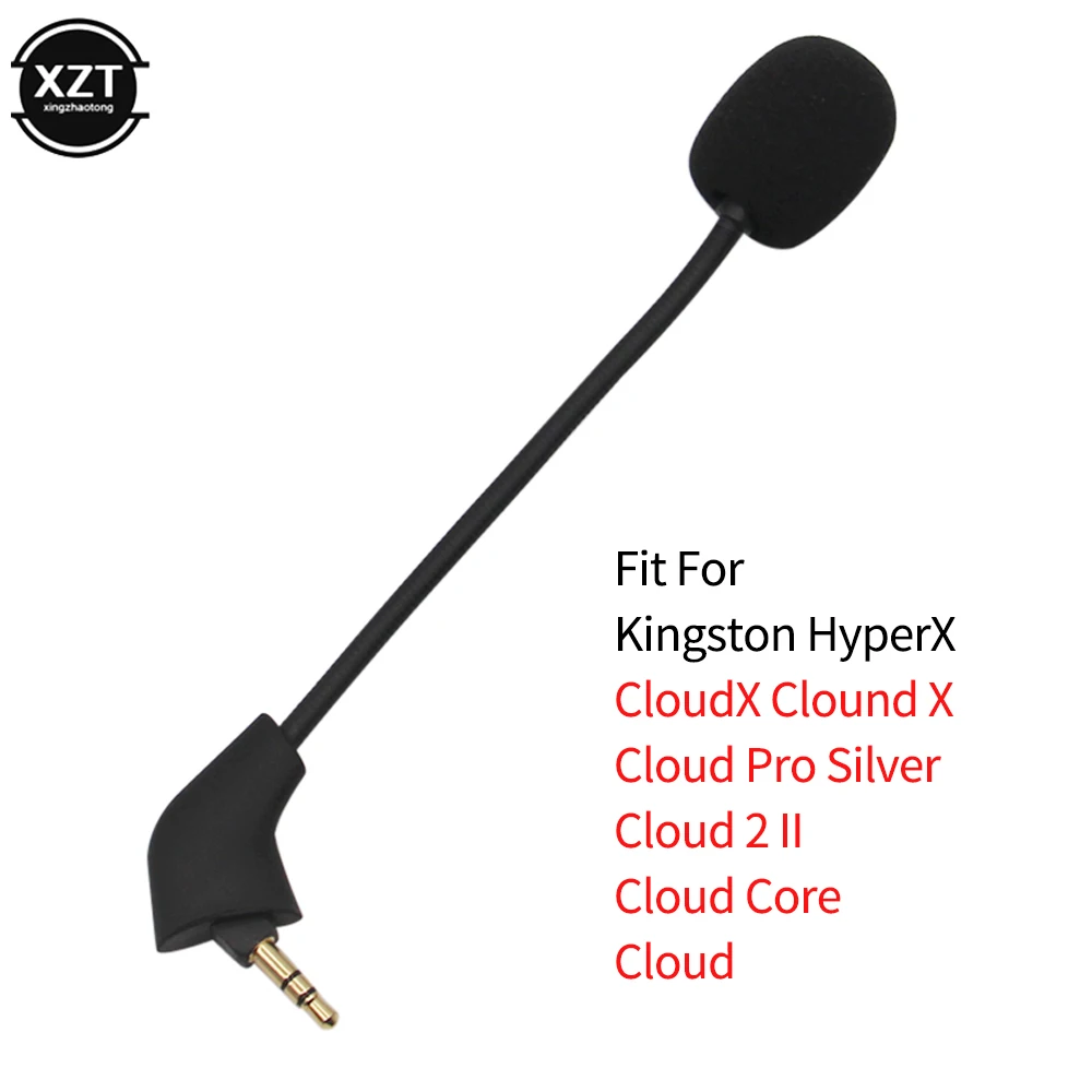 Thay Thế Trò Chơi Mic Micro 3.5Mm Cho Tai Nghe Chụp Tai Kingston HyperX Cloud 2 X II Core Pro Bạc Cloudx Tai Nghe Choàng