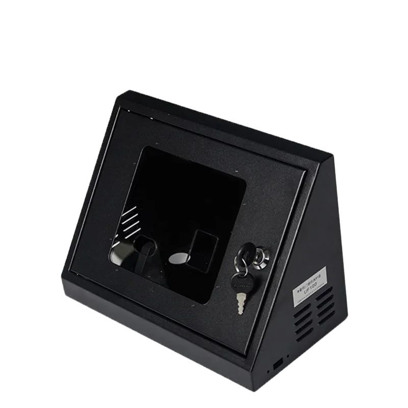 Caja de protección de reconocimiento facial UF100 original, máquina de tiempo de asistencia con lector de huellas dactilares WIFI, caja protectora de reloj TCP/IP