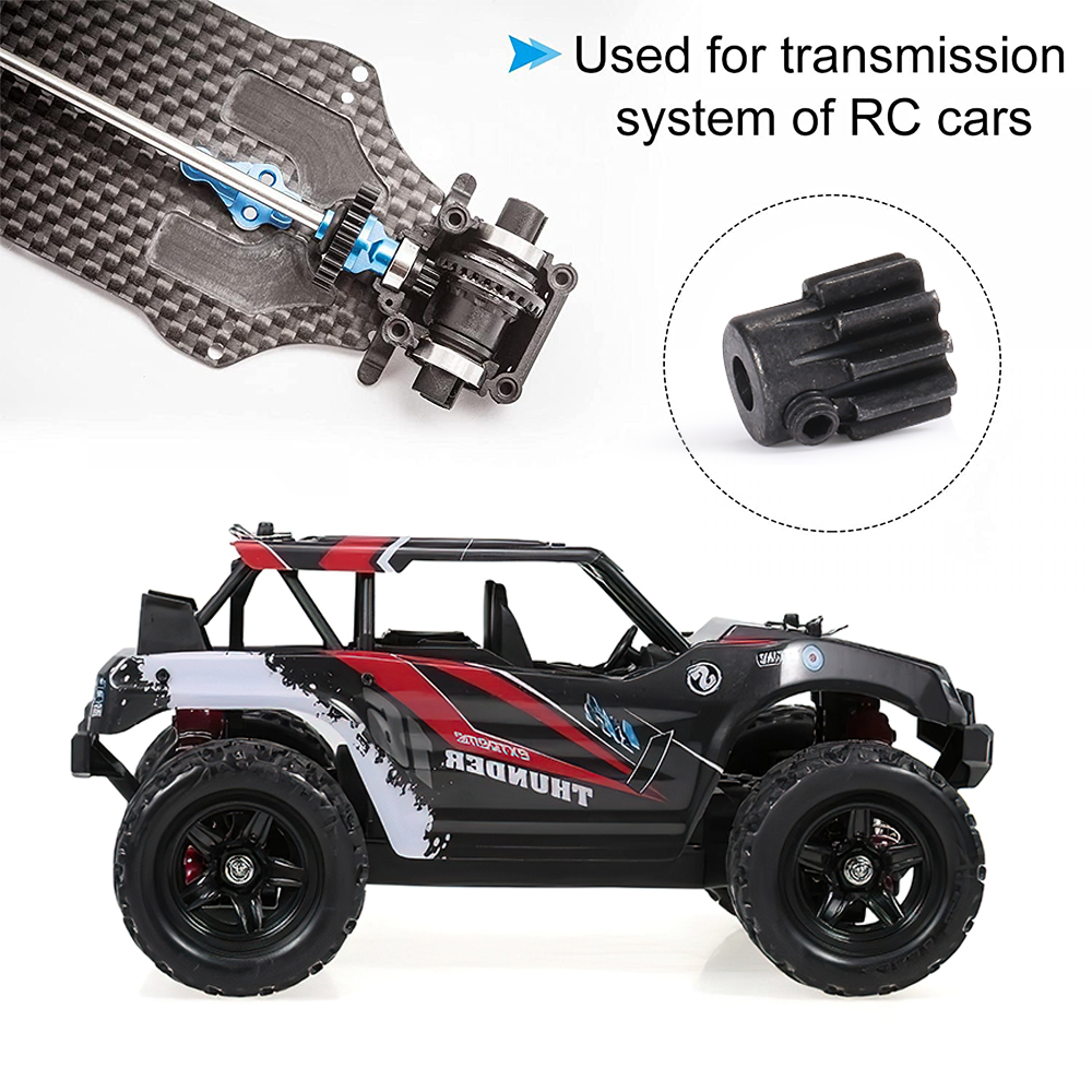 Piñón de metal de acero endurecido M0.8 de 3,175 mm, 10T, 11T, 12T, 13T, 14T, 15T, 16T, 17T, 18T, 19T, 20T, 21T, engranaje de motor para coche RC 1/10