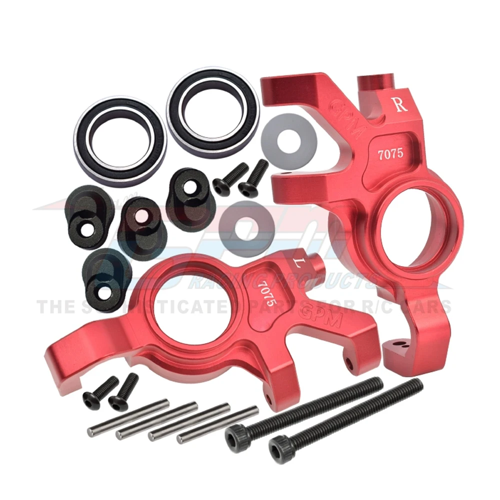 GPM blok setir Depan Cup kemudi logam 7075 7737X 7836 untuk Traxxas 1/6 XRT 1/5 X-MAXX WideMaxx 8S truk Monster mobil RC