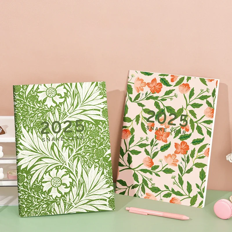 2025 Planner Notebook Annual Calendar Budget Notepad Kawaii Planners Diary Daily To Do List Schedule Organizer Office Supplies