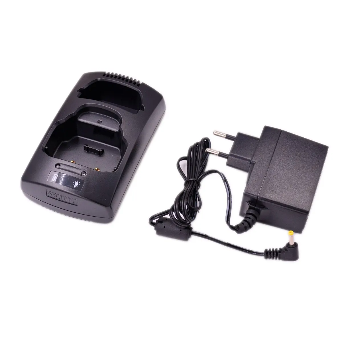 Desktop Rapid Charger Base & AC Plug Adapter Set for Sepura Series STP8000 STP8100 STP8200 STP9000 Ham Radio Charge Tray Parts