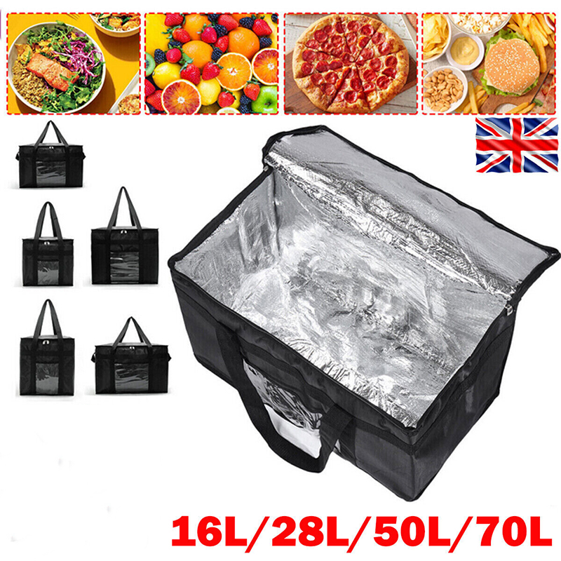Bolsa térmica aislante para almacenamiento de bebidas, bolsas grandes refrigeradas, fiambrera con cremallera para Picnic, papel de aluminio, panier repas