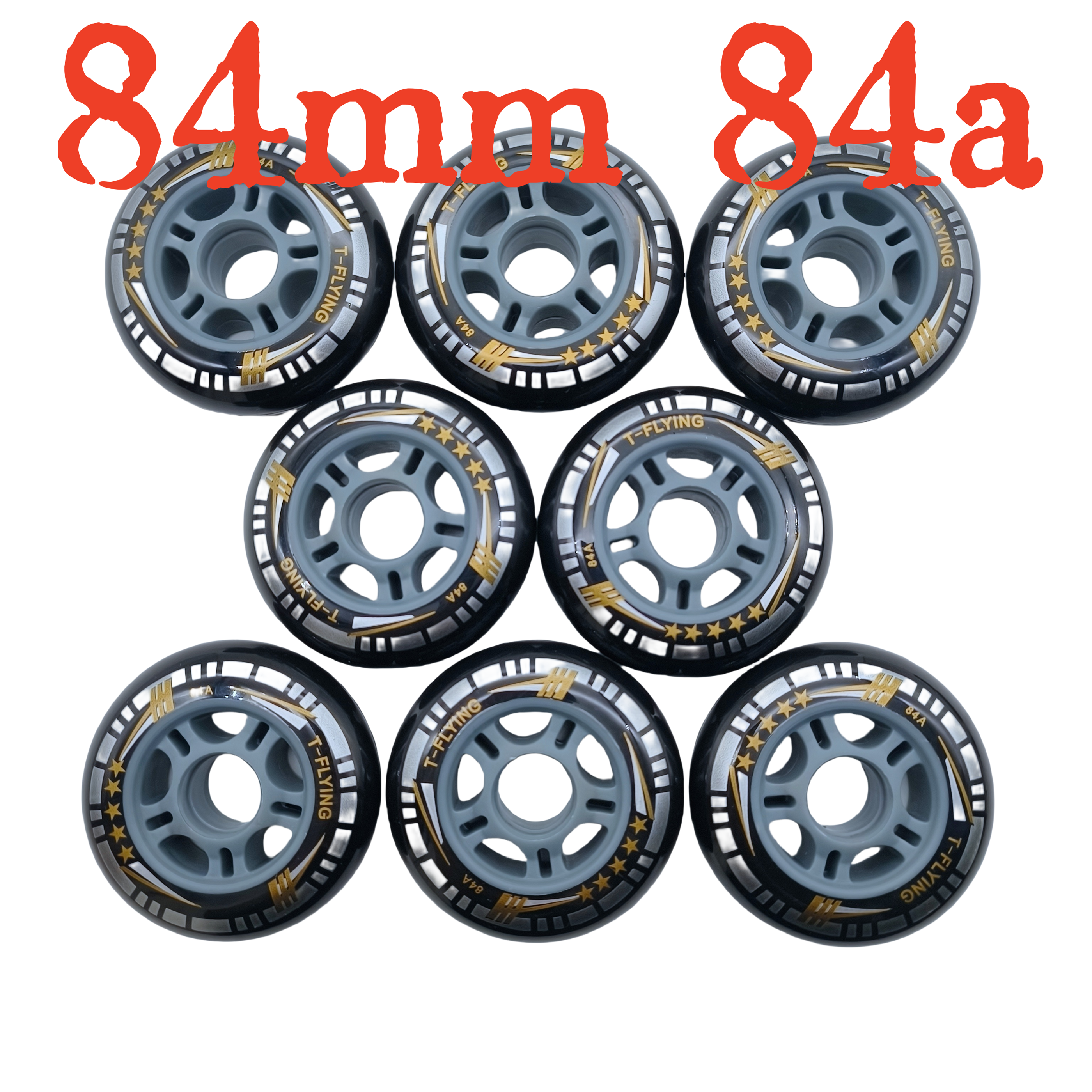Gratis Verzending Inliner Skate Wiel 84X24 Mm Skate Wiel 84Mm 84a Roller Wheel 8 Wielen/Lot