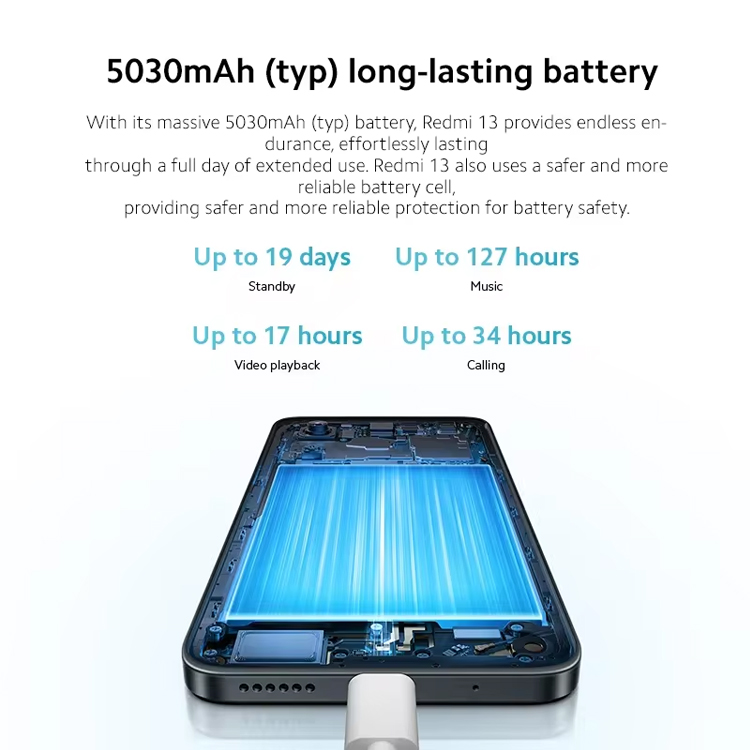 Xiaomi Redmi 13 smart phone MediaTek Helio G91-Ultra 108MP 5030mAh fotocamera 33W ricarica rapida schermo 90Hz versione globale