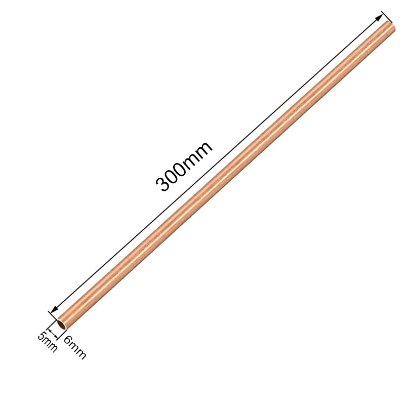 1pcs copper pipe, outer diameter 2~20mm inner diameter 1~18mm, length 100~500mm, hollow pipe is for DIY handicraft industry