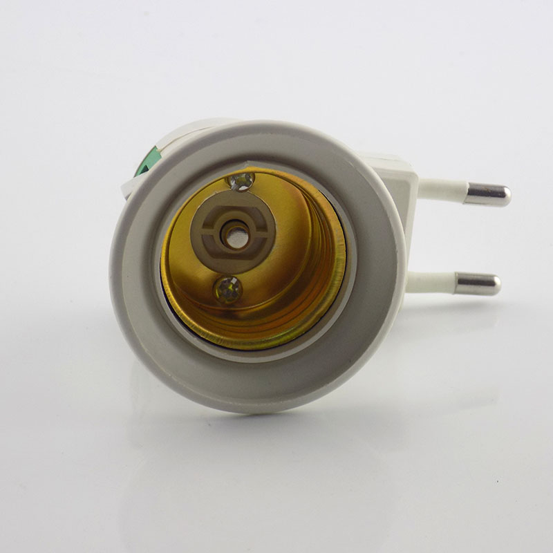 EU EU AU Plug Base da Lâmpada LED, Suporte de Energia, Conversor para Lâmpada LED, Tomada do Adaptador, Alimentação AC, 110V, 220V, EU Plug Switch