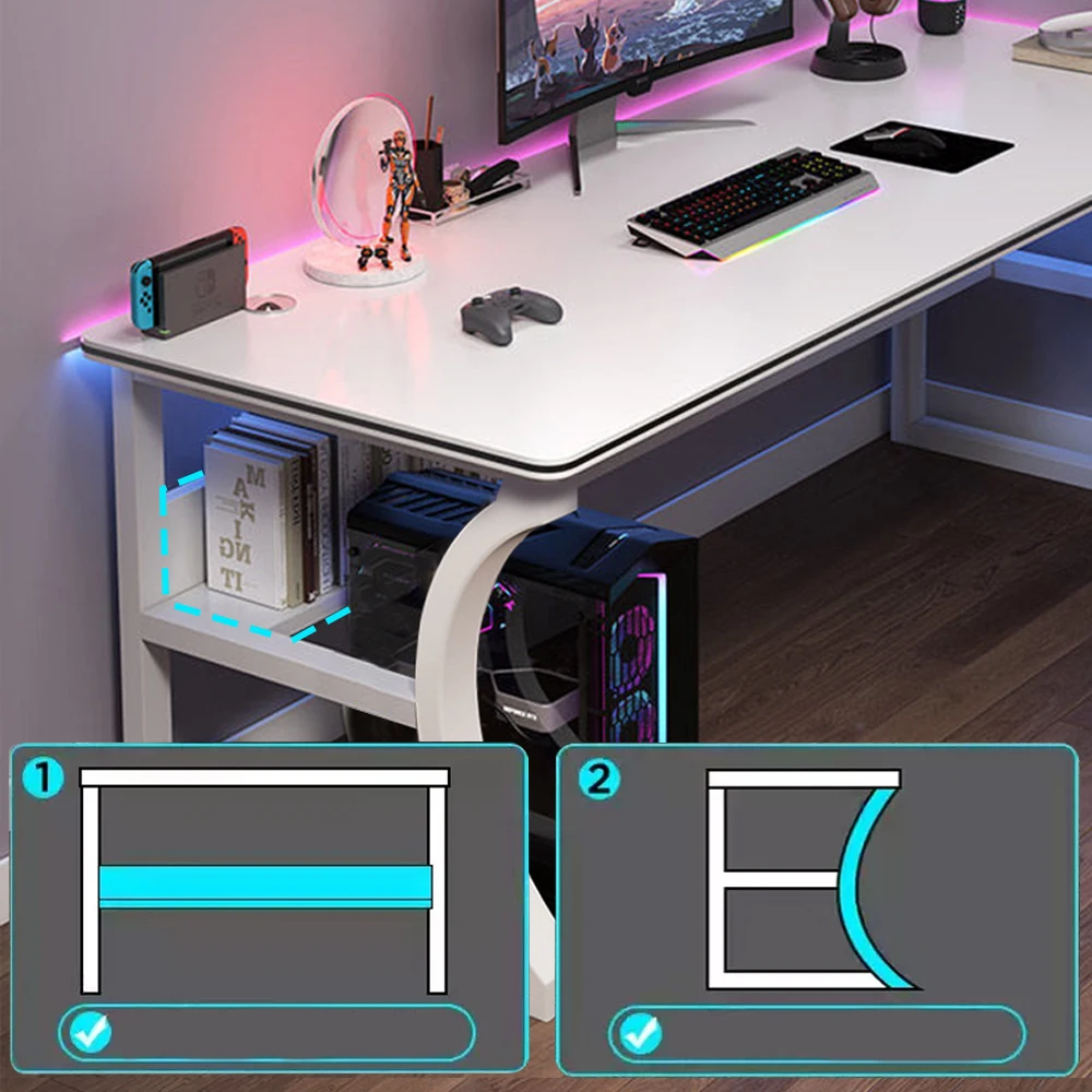Gaming table Computer desk desktop home live Esports table Student study desk E-sports Table Computer Desk Desk Home Office Desk