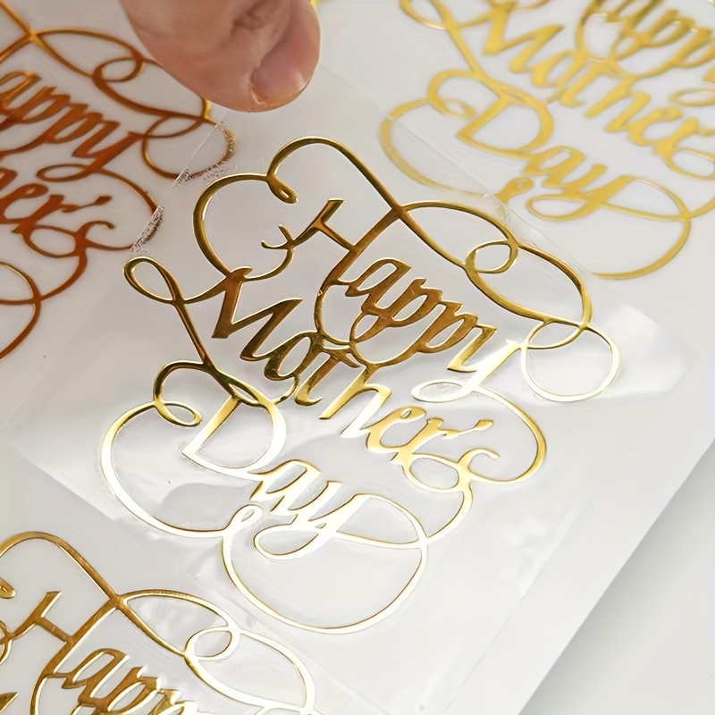 100 STKS Aangepaste Transfer 3D Sticker Glanzend Goud Zilver Transfer Sticker Merk Bedrijf Logo Bruiloft Gepersonaliseerde Transfer Stickers