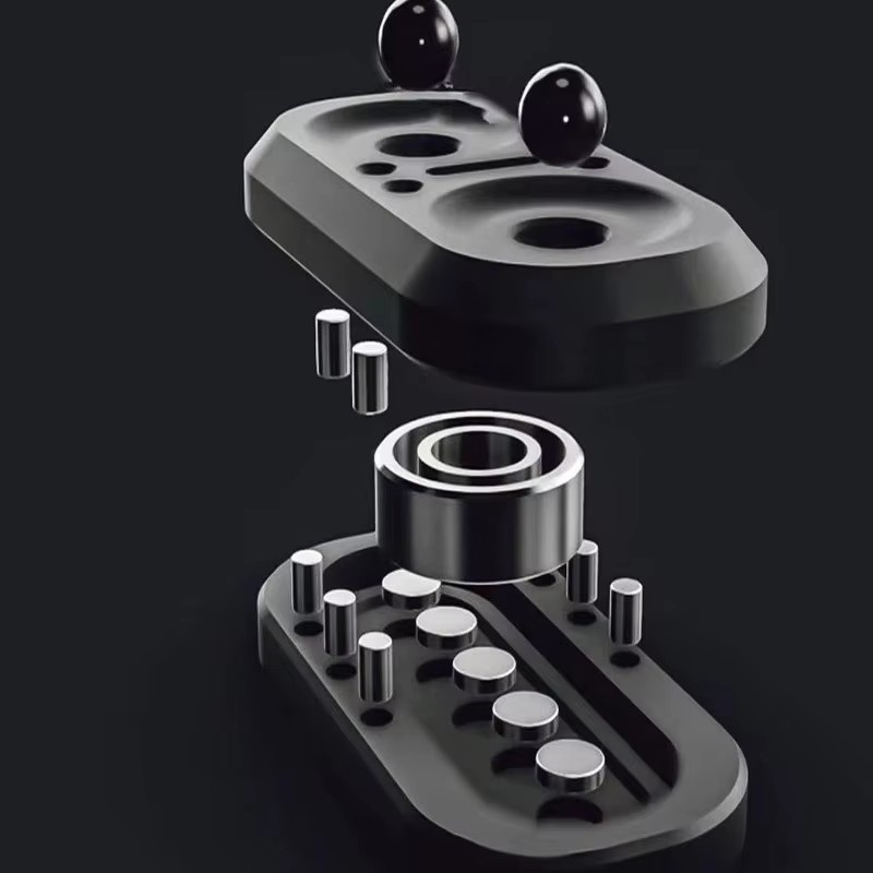 Unstress Artifact Owl Infinite Push Card Metal Pop Card Coin Sensing Card Fingertip Gyro Toy Office Desk Toys For Adults