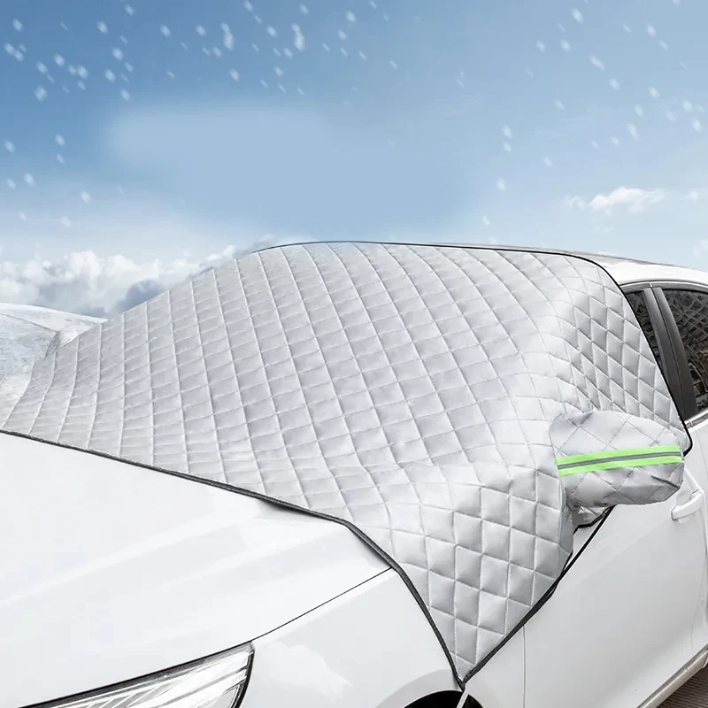 Auto Winter Windschutzscheibe Schnee Abdeckung Auto Sonnenschutz Block Frost Schutz Sonnenschutz Anti-eis Frontscheibe Abdeckung