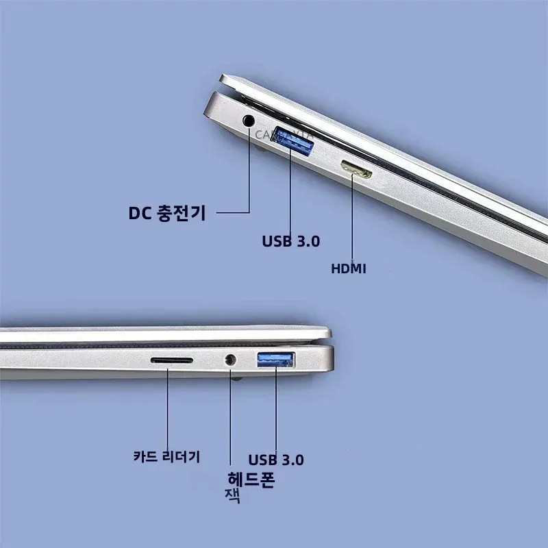 학생용 노트북 학습용 노트북 14.1인치 인텔 셀러론 N4000 8G 램 128GB 256GB 512GB 1TB SSD PC 윈도우 10 쿼드 코어 노트북