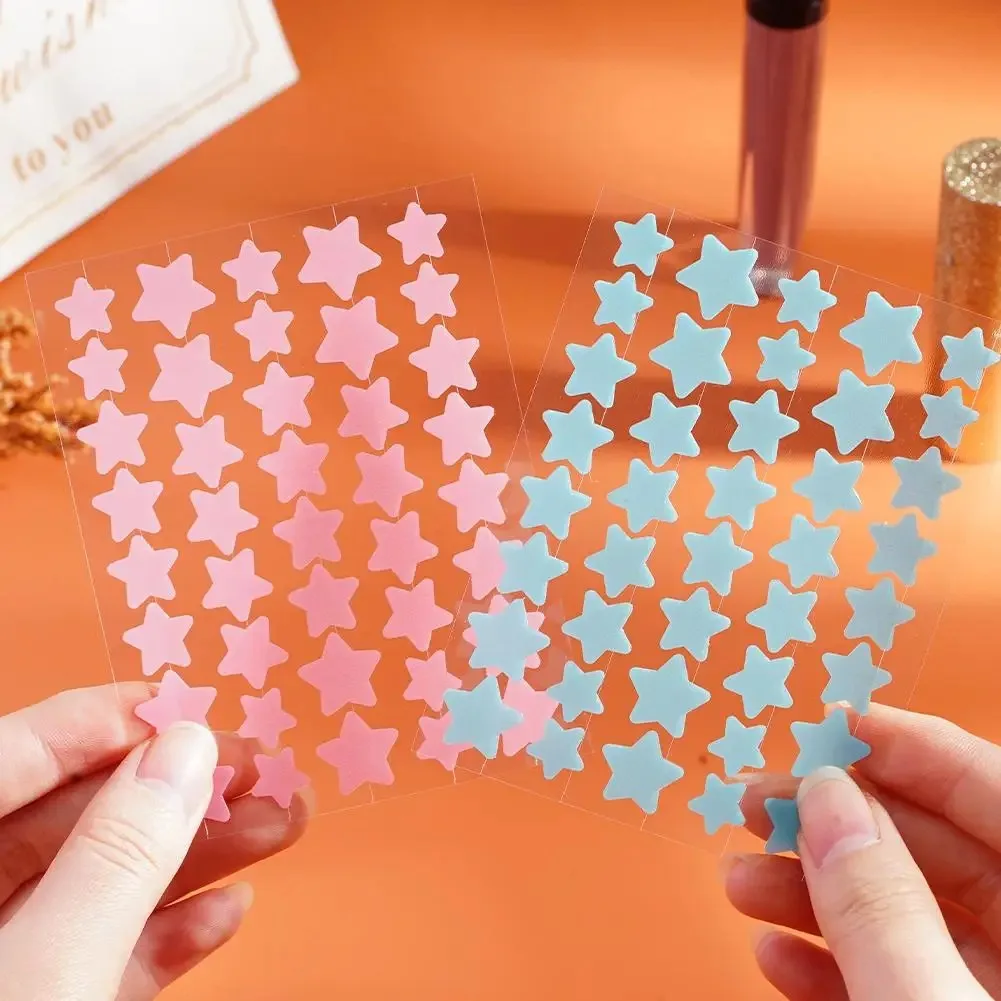 YS00141--40pcs สีสัน PE สิวแพทช์น่ารักรูปสิวสติกเกอร์ที่มองไม่เห็นสิวฝาครอบกําจัดสิว Patch