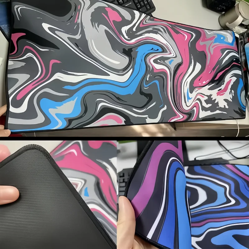 XXL Strata Liquid 900x400 Mauspad Computer Laptop Anime Tastatur Mauspad Großes Mauspad Tastaturen Gamer Decoracion Schreibtischunterlage