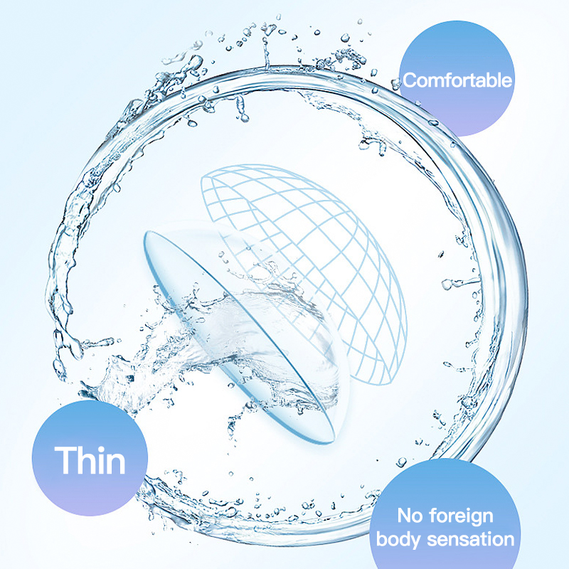 (-1,00 ~-10,00) Контактные линзы Magister по рецепту для близорукости HD и мягкие корректирующие линзы с диоптриями, 6 месяцев, 14,0 мм