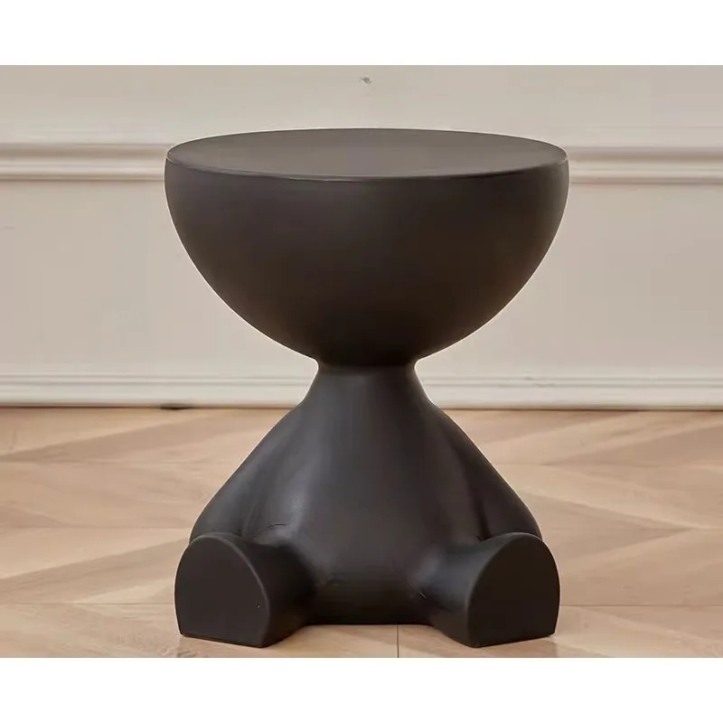 Creative sofa side table removable coffee table cream style simple household living room round table side table small table rack