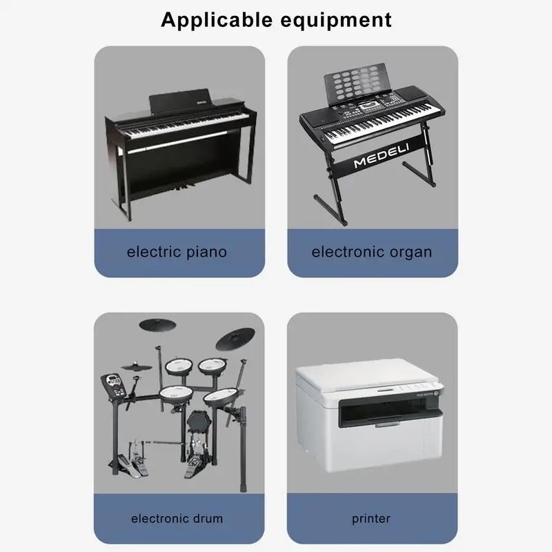 Clearance_USB 2,0 adaptador de impresora USB tipo C a tipo B macho para impresora disco duro Base máquina de Fax escáner USB 2,0 tipo C impresión