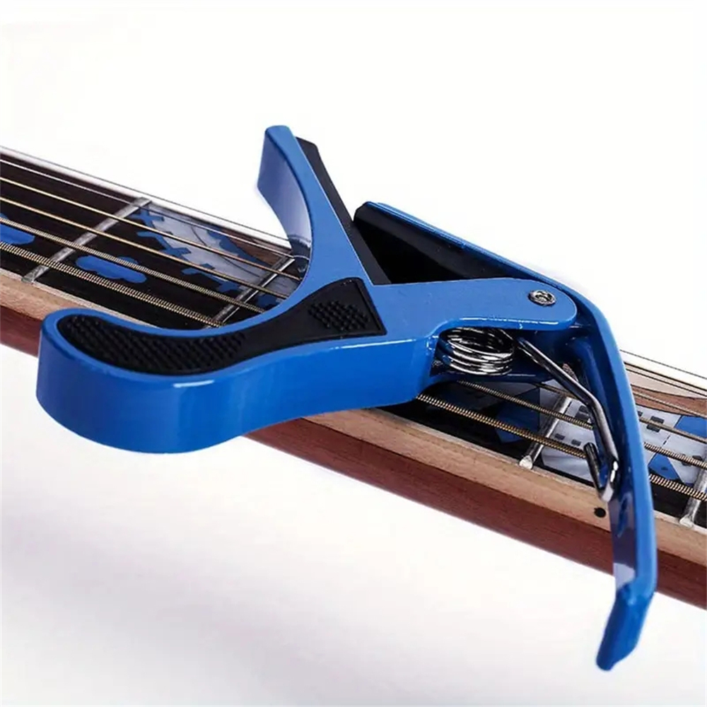 Capo de guitarra de liga de alumínio para baixo elétrico acústico Ukulele braçadeira de troca rápida