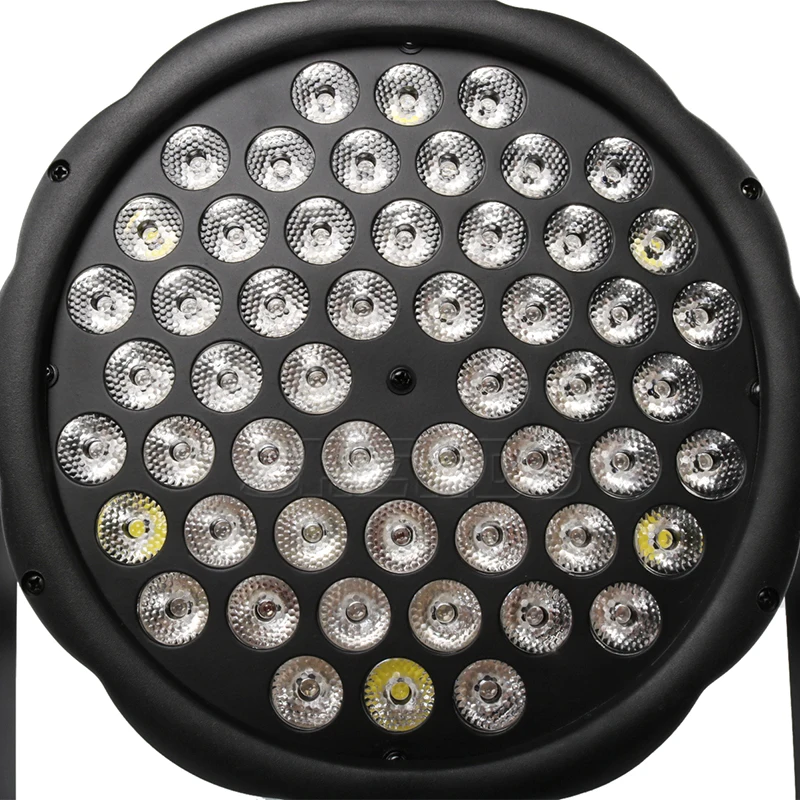 SHEHDS 54x3W RGBW LED สีสัน Par Light DMX512 สําหรับ DJ Live Disco ครอบครัวปาร์ตี้บาร์ Stage Effect Light Fast Shipping