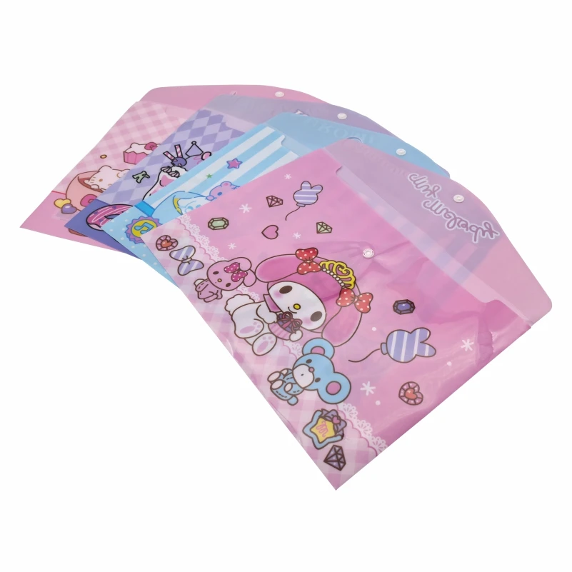 Anime Sanrio Hello Kitty Kuromi Cartoon A4 Documententas Verdikte Snap Informatietas Leuke studentenmap Tutorial opbergtas