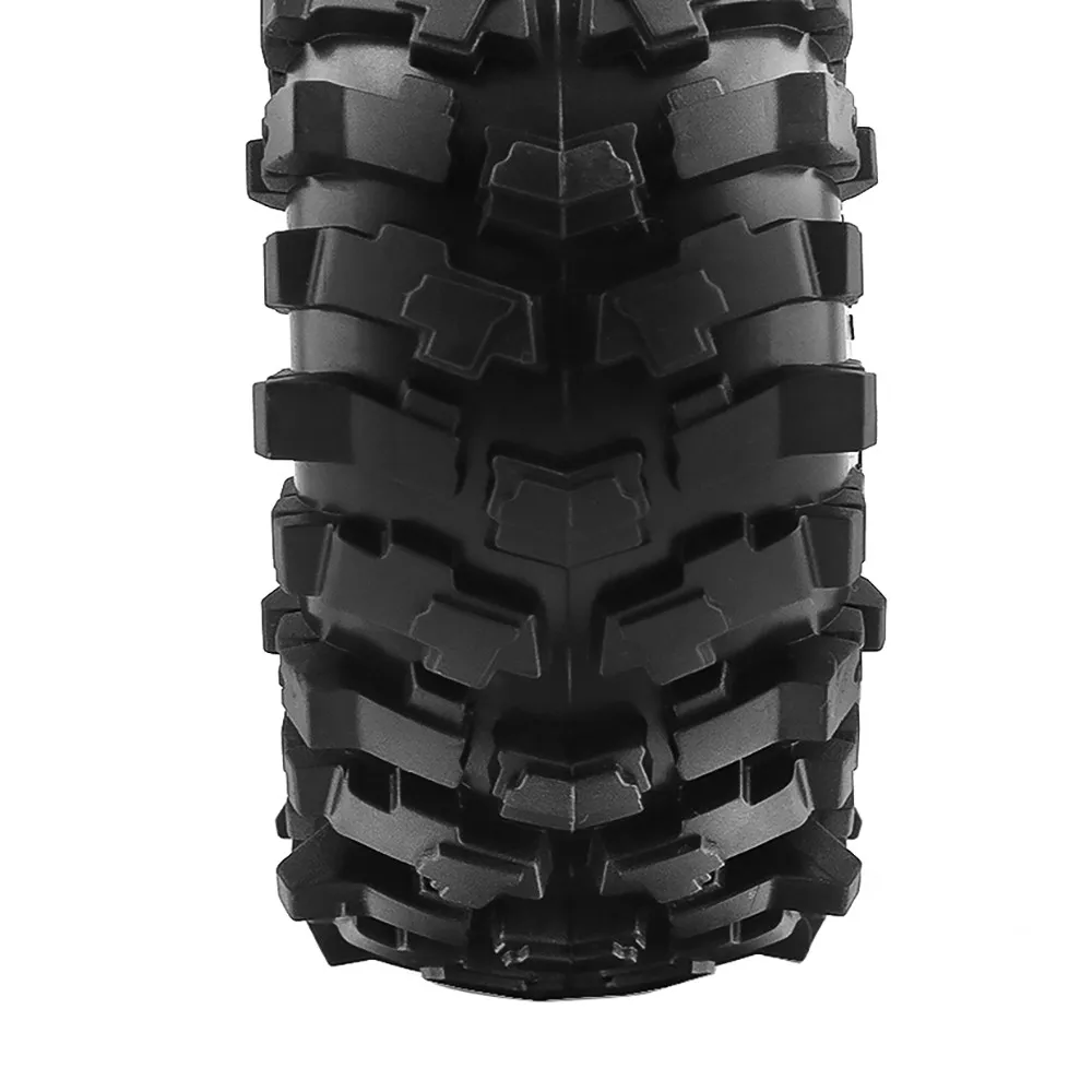 4 ชิ้น 1.9 นิ้วยางยาง 118*45 มิลลิเมตรสําหรับ 1/10 Rc Crawler รถ Trax Trx4 Axial Scx10 Wraith scx10 Yikong Rgt Wrangler 1.9 ล้อ