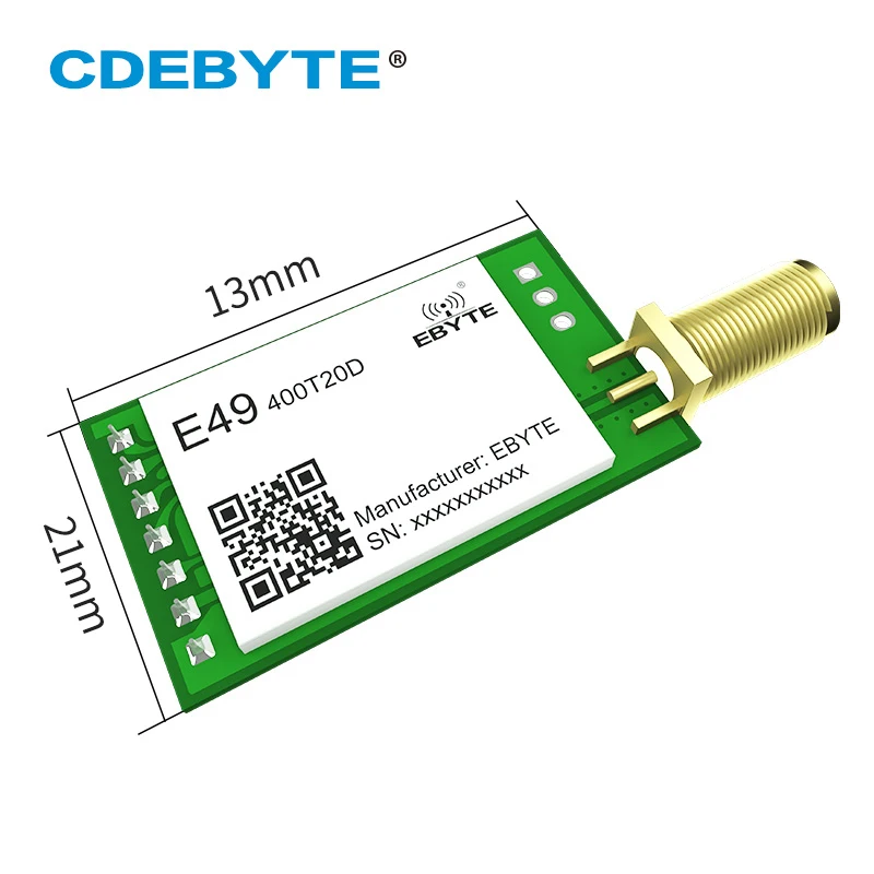 433 MHz 20 dBm UART-Funkmodul ISM DIP SMA-Antenne E49-400T20D CDEBYTE GFSK 1,0 km kostengünstiger drahtloser Datensender